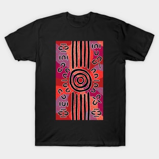 Aboriginal Art - The Gathering T-Shirt